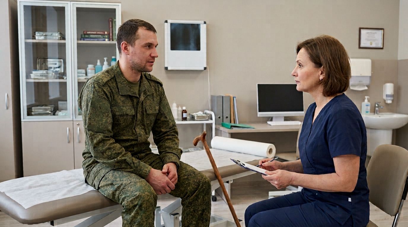 Реабилитация участников СВО участник СВО с тростью